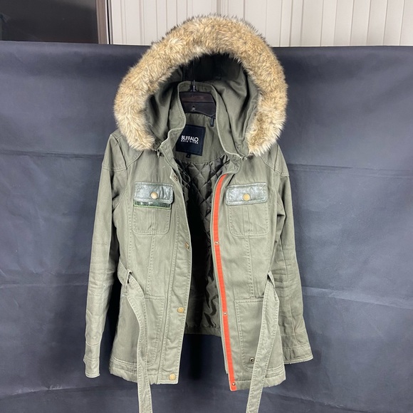 Buffalo David Bitton Jackets & Blazers - Buffalo by DB Military inspired faux fur coat